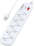 Long Power Strip, Heavy Duty Extension Cord by nikleb