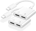 Dual USB C Headphone and Charger Adapter by lezaface