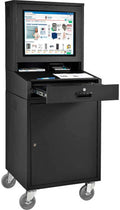 Global Industrial Mobile Security LCD Computer Cabinet Enclosure by GlobalIndustrial