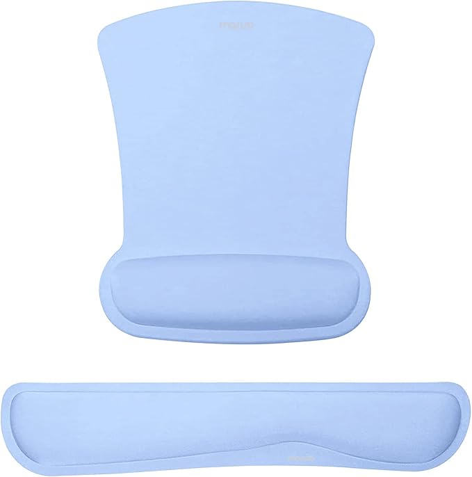 MOSISO Wrist Rest Support for Mouse Pad & Keyboard Set, Ergonomic Mousepad by MOSISO