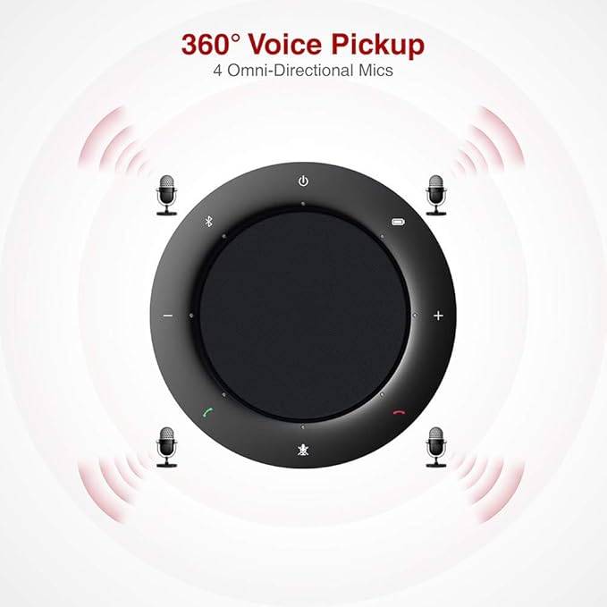 4K Conference Room Camera System, AI Auto-Tracking PTZ Camera 3x Optical/5x - Image 9