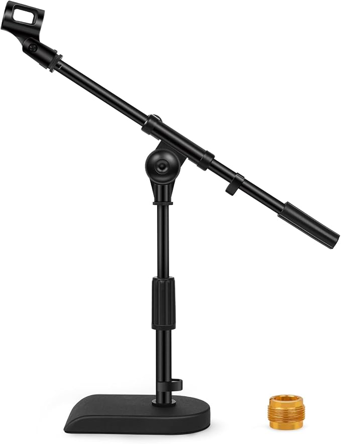 InnoGear Adjustable Desk Microphone Stand, Weighted Base by InnoGear
