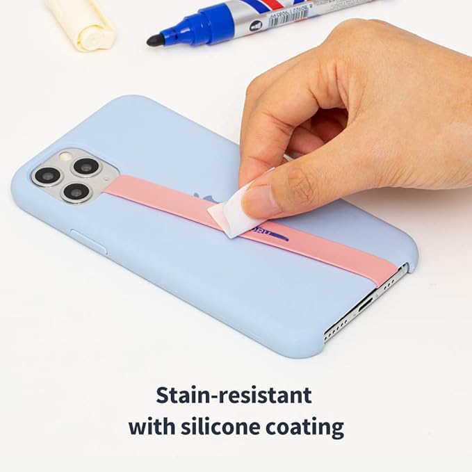 Sinjimoru Stretchable Silicone Phone Strap, Flexible and Elastic Grip Holder - Image 5