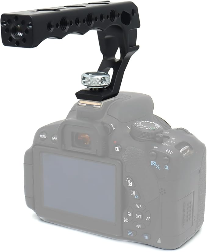 Top Handle Camera Grip with Cold Shoe Base - Image 5