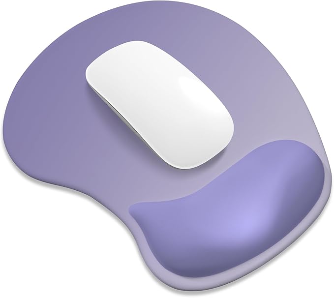 ITNRSIIET Ergonomic Mouse Pad, Cushioned Gel Wrist Rest, Non-Slip Base by +ITNRSIIET