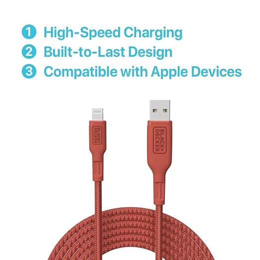BLACK+DECKER Lightning to USB Cable - Image 6