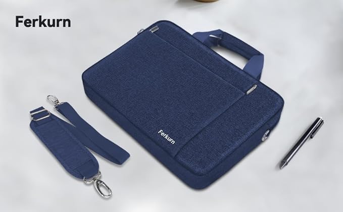 Ferkurn Laptop Bag Case for Women Men Computer Bag Compatible - Image 8