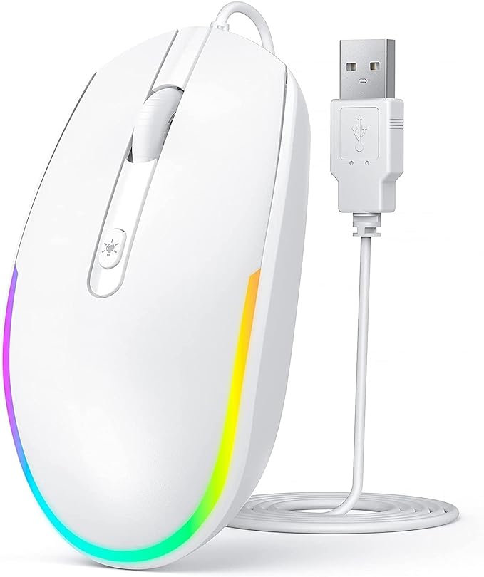 Seenda Wired RGB Backlit Optical LED Mouse by seenda-JustBeYourself