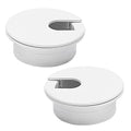 2 Pcs Desk Grommet 2" / 50 mm, Desk Cord Hole Cover, Cable Grommet ABS Plastic by EASYEAH
