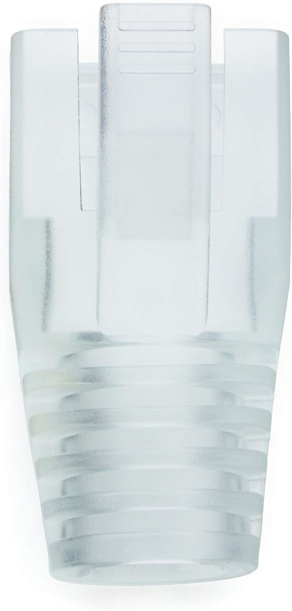 trueCABLE RJ45 Strain Relief Boots, 7.0mm Slip-On PVC Plug Cover, Transparent - Image 5