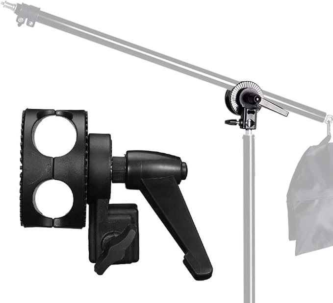 Grip Swivel Head Clamp Holder Bracket Adapter - Image 2