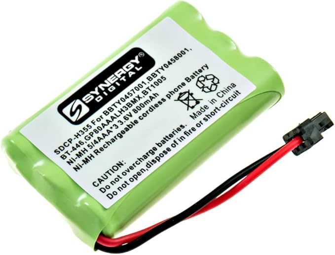 Synergy Digital Cordless Phone Battery, Compatible by Synergy+Digital
