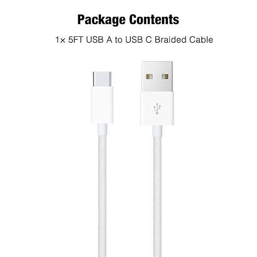 iPhone 15/16/16E/17 USB A to USB C Woven Cable - Image 8