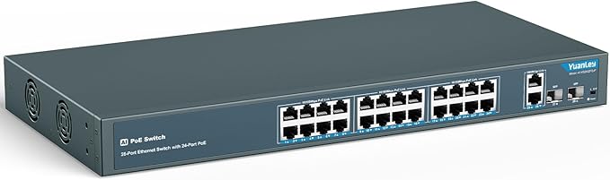 YuanLey 24 Port PoE Switch by YuanLey