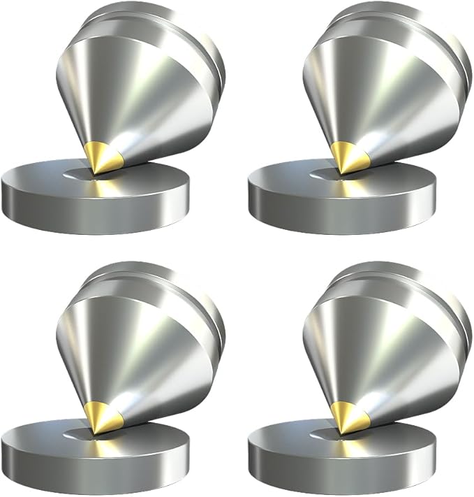 4Pcs Speaker Spikes Floor Protectors Shockproof Speaker Isolation Spikes by Xirhhur