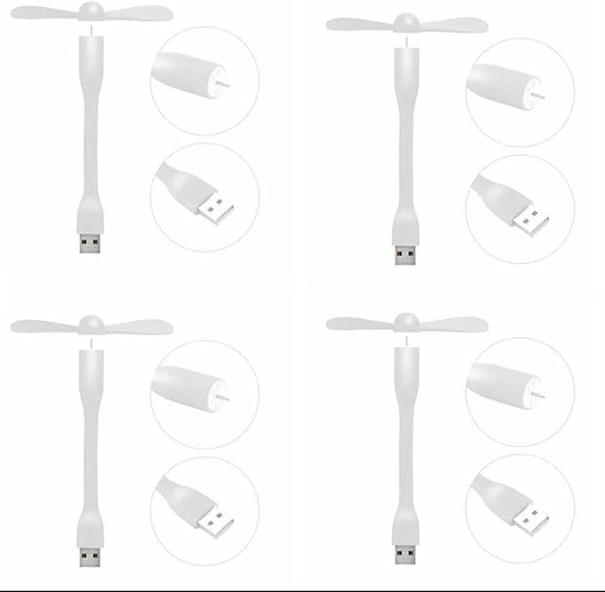 Mini USB Fan, Portable Pocket Fan USB-A Powered Little Cooler, Quiet Operation - Image 9