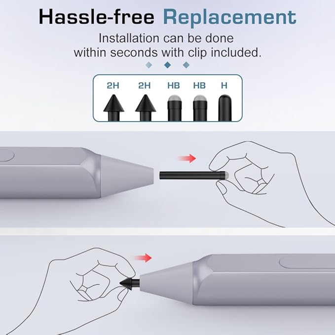 MoKo Pen Tips for Surface Pen, Surface Pen Tip Replacement Kit Compatible - Image 6