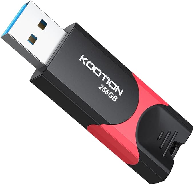 256 GB USB 3.0 Flash Drive KOOTION Flash Drive 3.0 Thumb Drive Retractable 256G by KOOTION