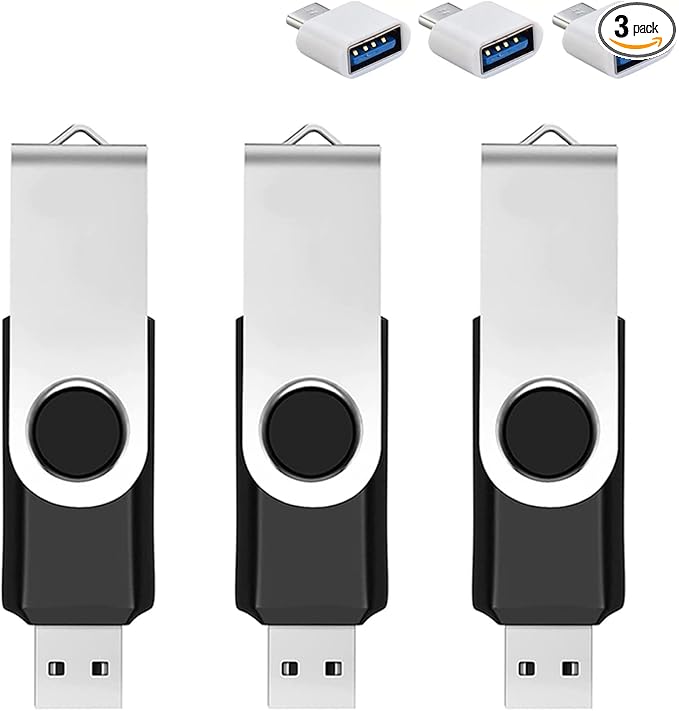 3 Pack 32GB USB Flash Drive by Bliksem
