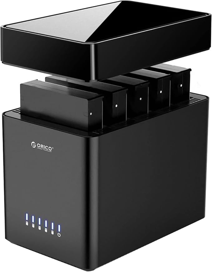 ORICO 5 Bay 3.5 Inch Hard Drive Enclosure USB C to SATA Magnetic Tool-Free by PioneerDataSolutionPowerYourFuture