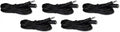 Five Pack of YCS Basics 12 Foot 3.5mm Headphone Extension Cables Male/Female by YCS+basics