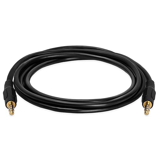 Cmple - 3.5mm Aux Audio Cable Stereo 6 ft AUX Cable Male to Male Speaker Cable by Cmple
