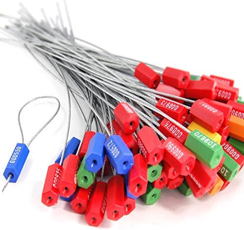Leadseals 500 Red Security Cable Seals Metal Truck Trailer Seals Tamper Proof - Image 2