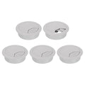 uxcell 5 Pcs 53mm Desk Grommet, Plastic Cable Hole Cover, Wire Cord Cable by uxcell