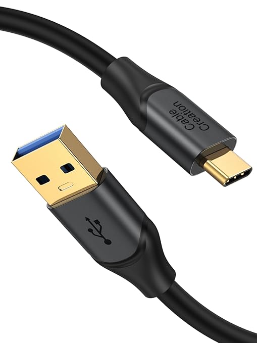CableCreation USB C to USB A Cable 1FT 2Pack, USB-C to USB 3.1 USB 3.2 Gen2 by CableCreation