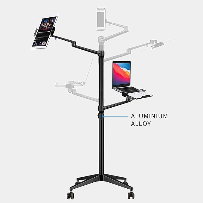 Triple arm Height Adjustable Stand Mount - Image 3