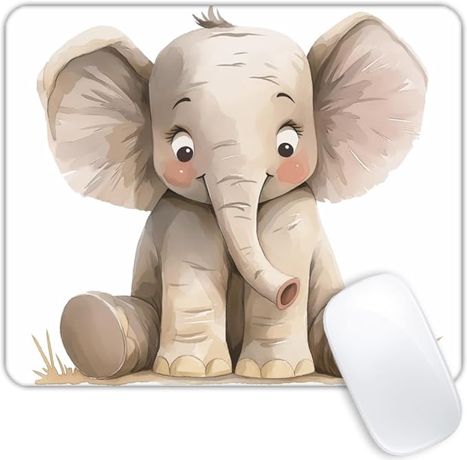 Elephant（2） Mouse pad Customized Mousepad Non-Slip Rubber Base Mouse Pads by Goodsprout