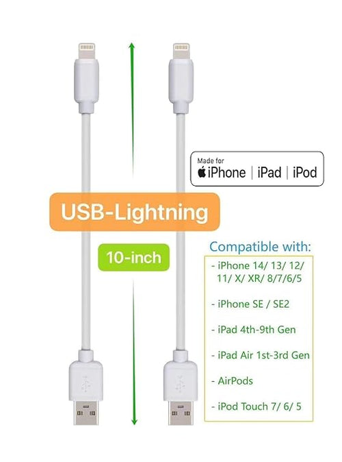 10-Pack Multi Short USB Cables & TypeC-C Cables - Image 2