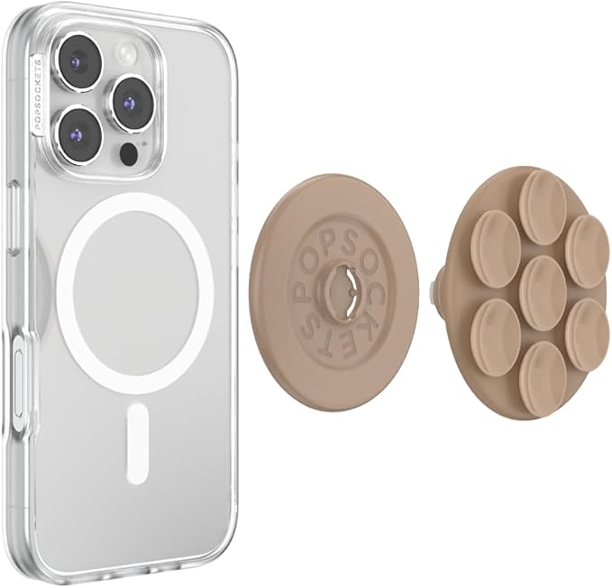 PopSockets Suck-Up™ Suction Grip & Stand, 3-in-1 MagSafe Phone Mount - Image 4