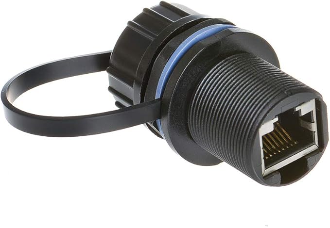 5PCS Panel Mounting Shielded RJ45 Waterproof Cat5/5e/6 8P8C Connector Ethernet - Image 4