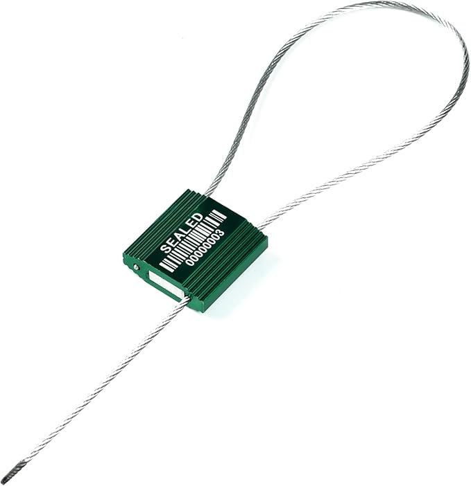 100 Green Steel Cable Seals - Image 7