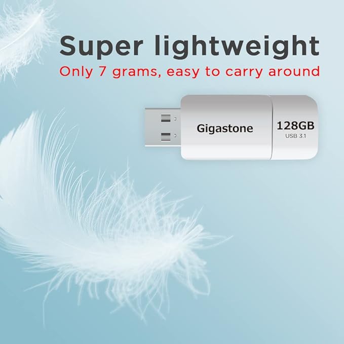 GIGASTONE 128GB Flash Drive Z60 USB 3.2 Gen 1, 120MB/s Ultra Fast, Retractable - Image 5