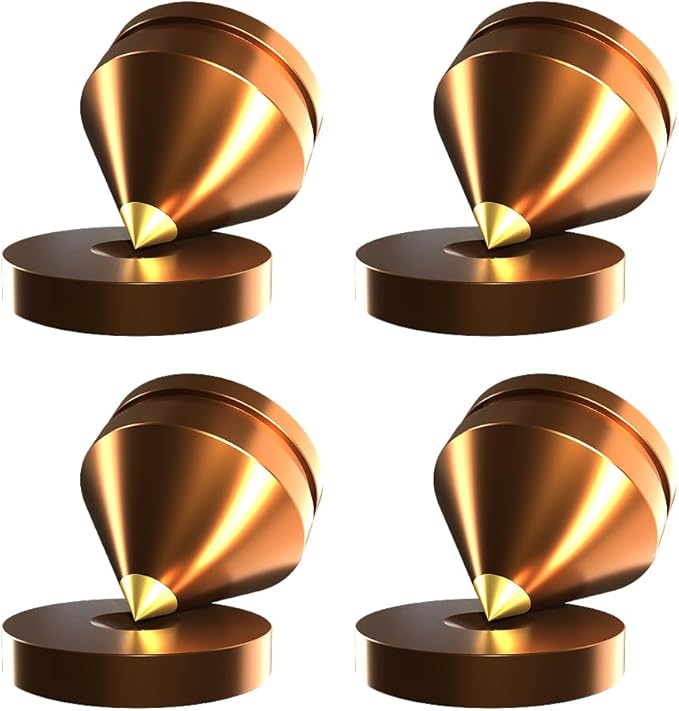 4Pcs Speaker Spikes Floor Protectors Shockproof Speaker Isolation Spikes by Xirhhur