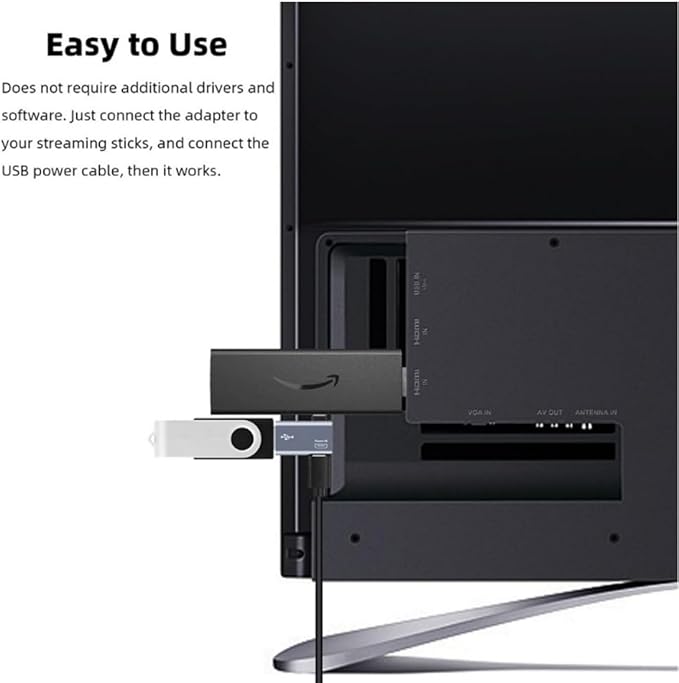 Powered Right Angle USB 2.0 Micro Male to USB Female Host OTG Adapter - Image 6
