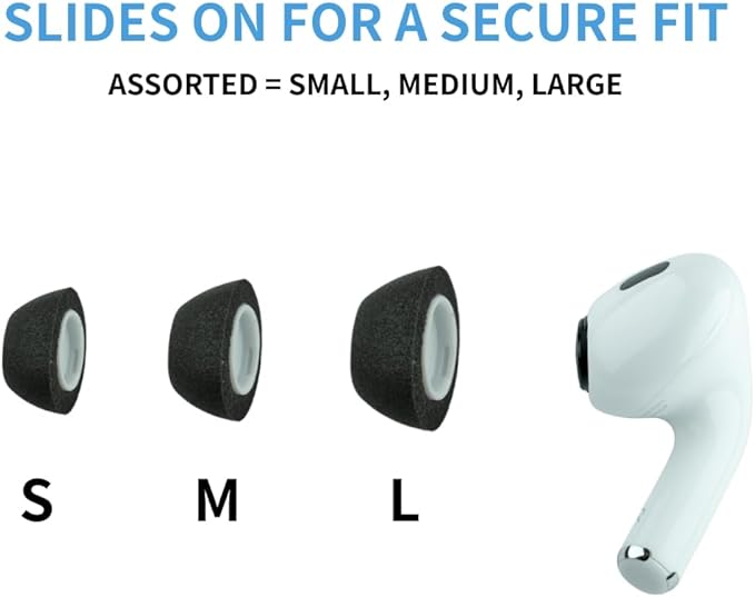 Comply TrueGrip MAX | Premium Memory Foam Replacement Earbud Tips - Image 2
