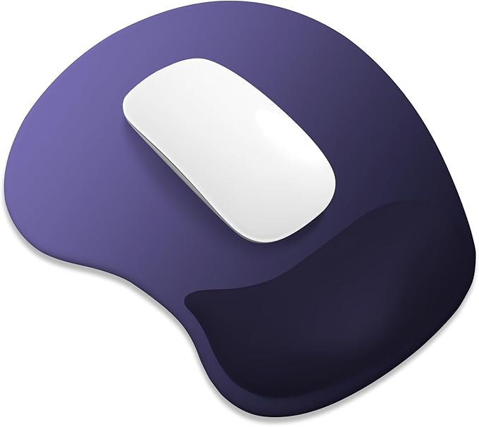 ITNRSIIET Ergonomic Mouse Pad, Cushioned Gel Wrist Rest, Non-Slip Base by +ITNRSIIET