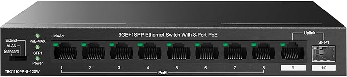 Tenda TEG1110PF Unmanaged PoE Switch by Tenda