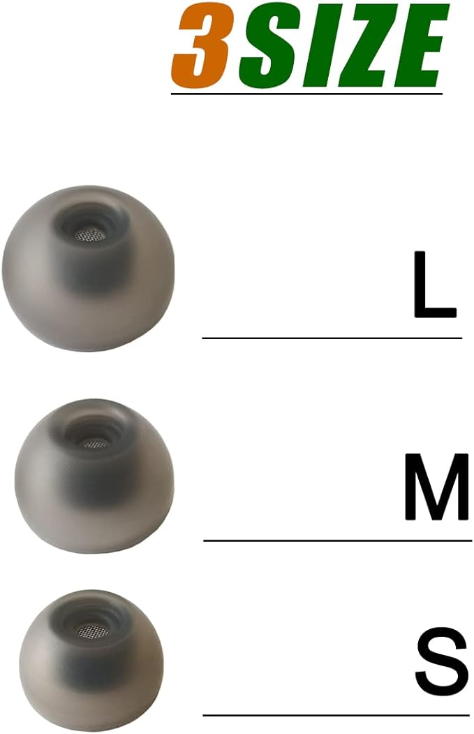 Silicone Ear Tips for Galaxy Buds 2 Replacement Filter Screen Earbuds Tips for - Image 4