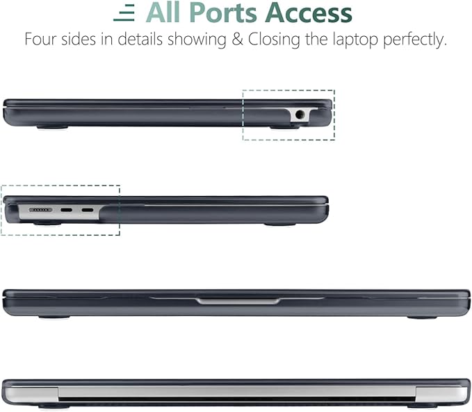 MEEgoodo Case for M4/M3/M2 MacBook Air 13.6 inch Case 2025 2024 2022, Fit Model - Image 7