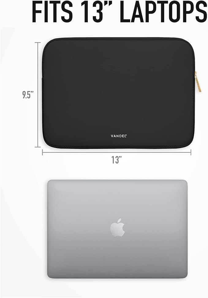 Vandel MacBook Air 13 inch Laptop Sleeve, Fits 13-13.3 inch Laptops: Neoprene - Image 4