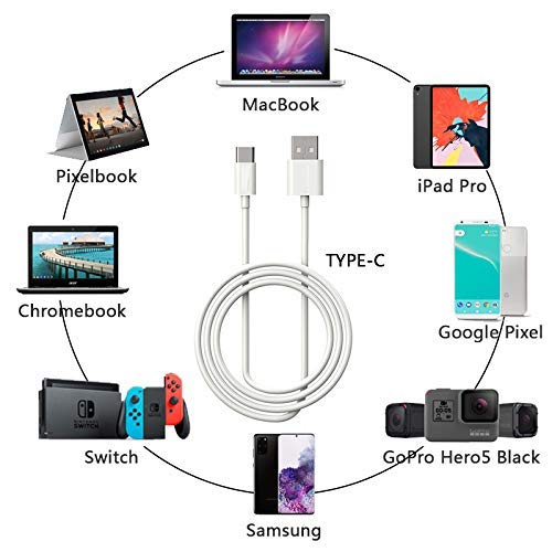 2Pack 10ft Long Type C Charger Cable Cord Long USB C Cable - Image 4