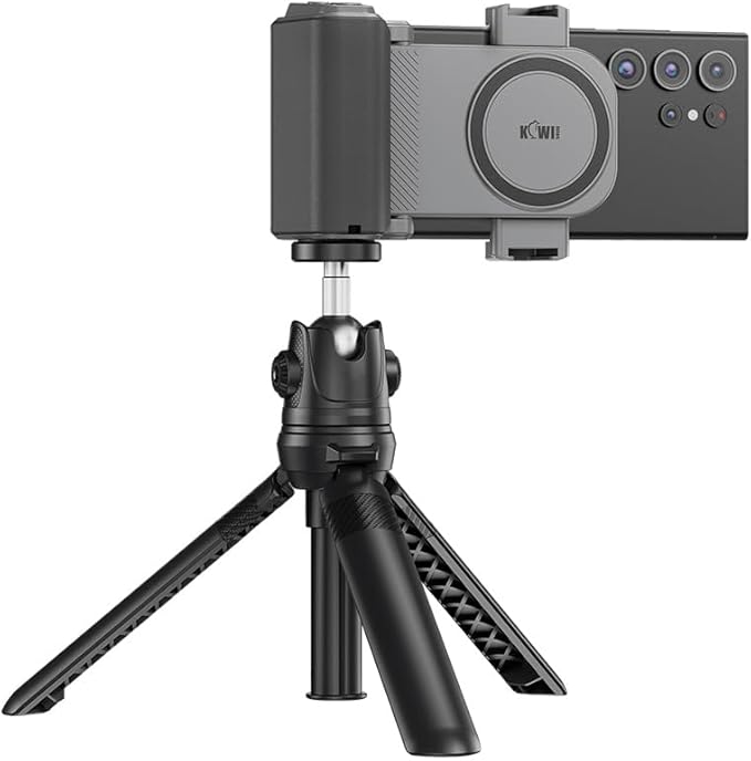 KIWIFOTOS Universal Phone Camera Grip Phone Tripod Mount - Image 9
