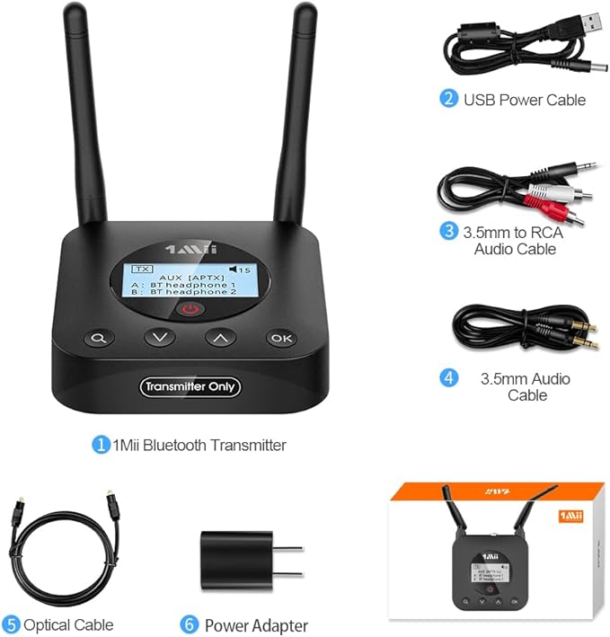 1Mii B06TX+ Long Range Bluetooth 5.2 Transmitter - Image 7