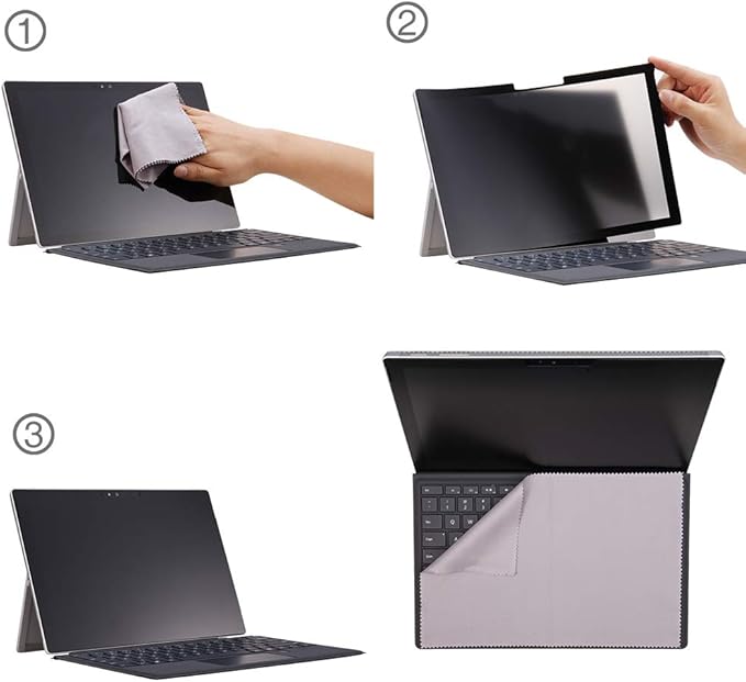 for Microsoft Surface Laptop 1/2/3/4/5 th Gen 13.5 inch Fully Removable Privacy - Image 6