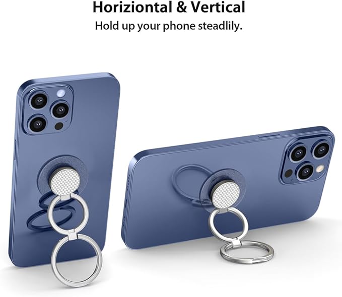 Phone Grip Holder, Phone Ring Holder Finger Kickstand, Foldable & Adjustable - Image 3