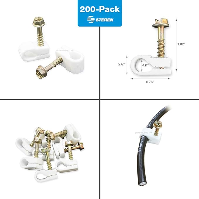 STEREN Coaxial Cable Clips - Image 6